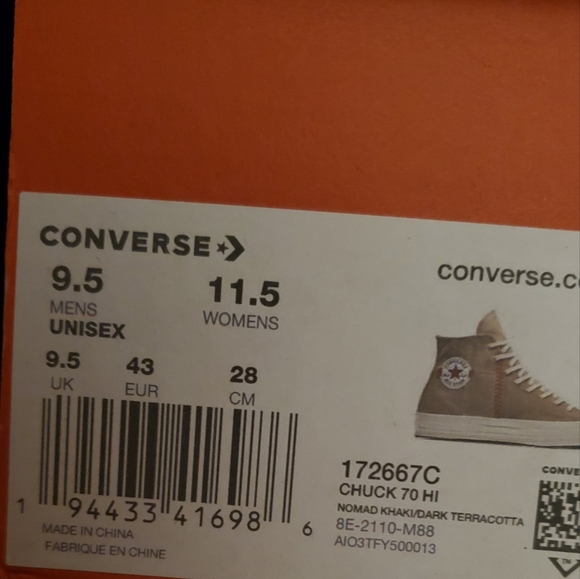 Converse Chuck 70 Hi Unisex 172667C - Picture 9 of 11